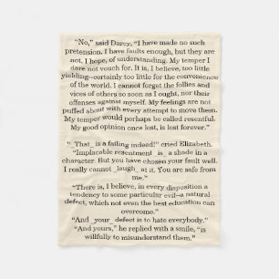 Pridet Personlig Bok offerttext och fördomar Fleecefilt