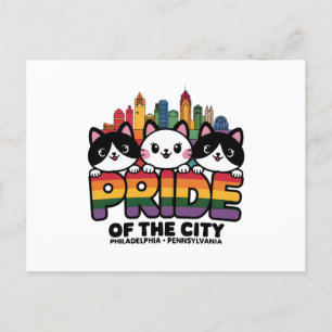 Pridet Philadelphia City Pennsylvania USA Rainbo Vykort