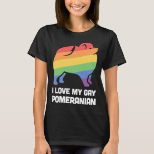 Pridet Pommern Funny Gay Hund Lgbt T Shirt