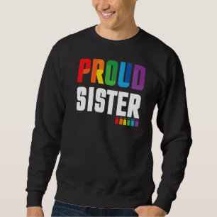 Pridet Proud Sister Lgbt Lång Ärmad Tröja