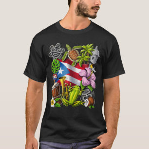 Pridet Puerto Rico Boricua T Shirt
