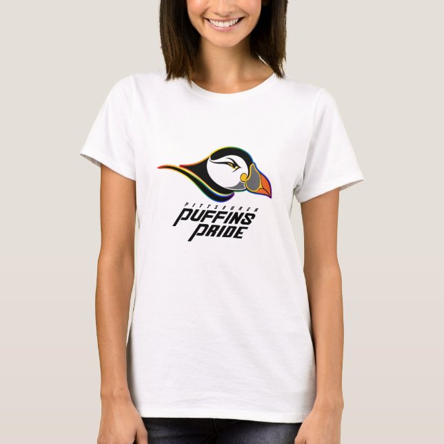 Pridet Puffins T Shirt (Framsida)