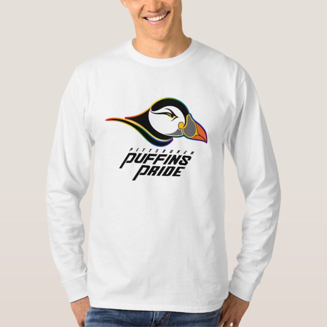 Pridet Puffins T Shirt (Framsida)
