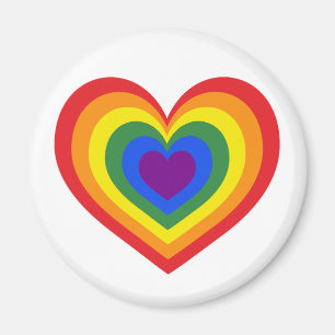 Pridet Rainbow Heart Magnet
