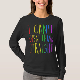 Pridet Rainbow Lgbtq Awareness Jag kan inte ens Tä T Shirt