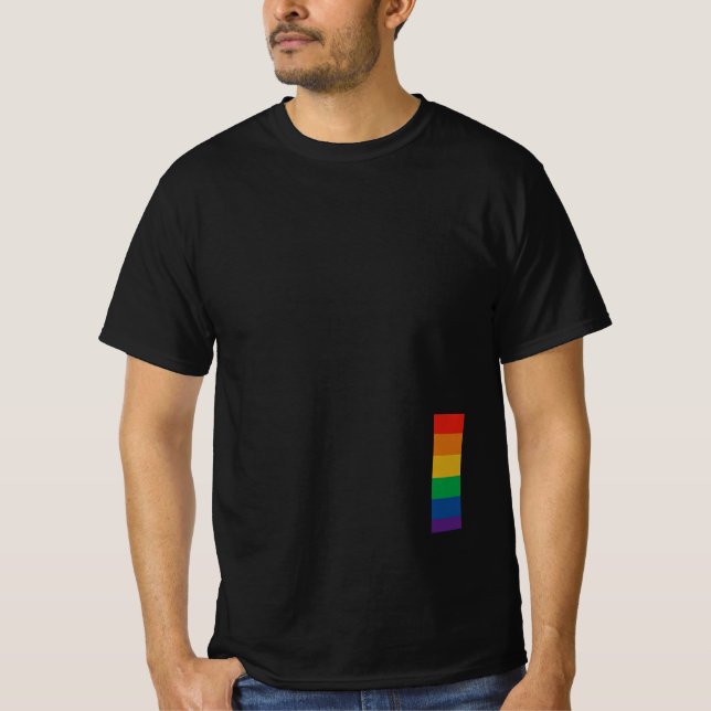 Pridet Rainbow LGBTQ T-Shirt (Framsida)