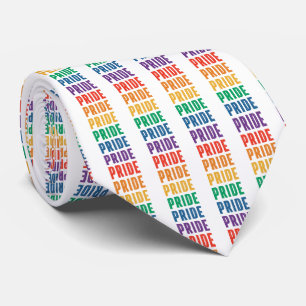 Pridet Rainbow Neck Tie för HBT TQ Slips