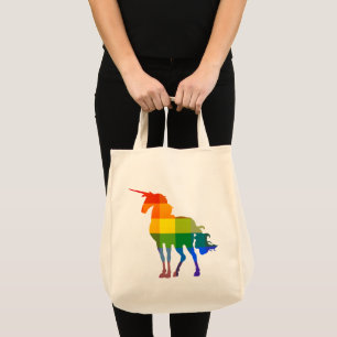 Pridet Rainbow Plagt Unicorn LGBTQ Tygkasse
