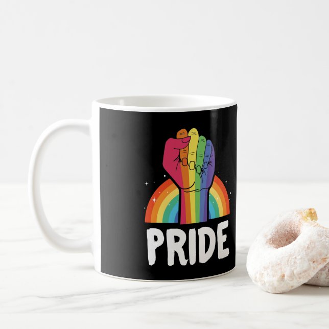 Pridet Regnbågfenomen i HBT-Gay pride-månaden Kaffemugg (Med munk)
