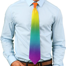 Pridet Regnbåggradient Ombre Slips