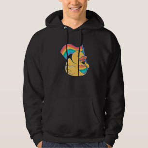 Pridet Rubber Anka Lgbt Homosexual Rubber Ducky Hoodie