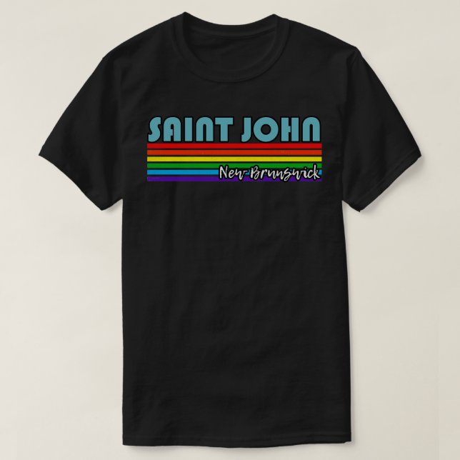 Pridet Saint John New Brunswick Saint John LGBT Gi T Shirt (Design framsida)