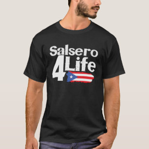 Pridet Salsa de Puerto Rico Boricua Puerto Rican T Shirt
