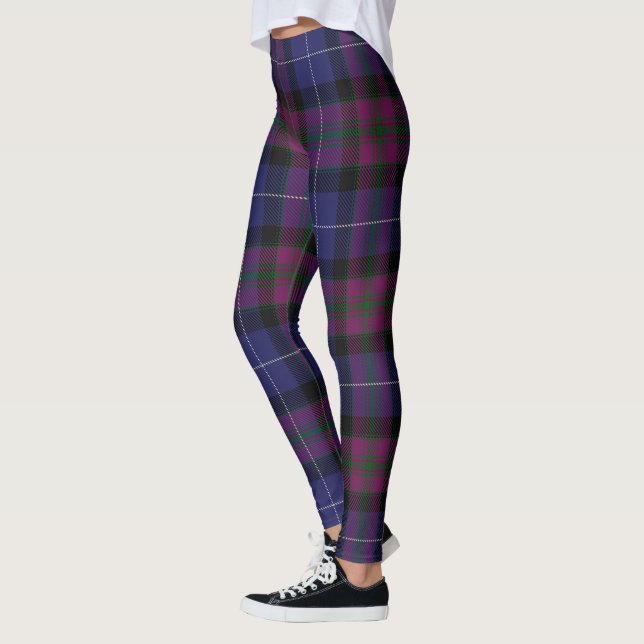 Pridet Scotstee Klan i Skottland Tartan Women Leggings (Vänster)