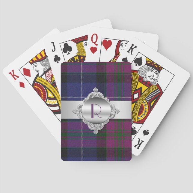Pridet Skottland Tartan Play Cards Kortlek (Baksidan)