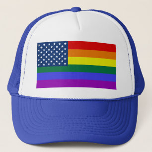 Pridet Stars och stripes för HBT-tQ Rainbow Keps