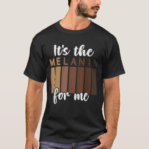 Pridet Svart historia Melanin African American Man T Shirt