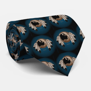 Pridet Tie Native Wildlife Art Tie Slips