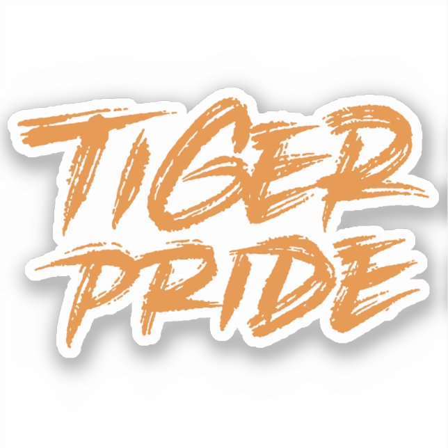 Pridet Tiger Klistermärken (Framsida)