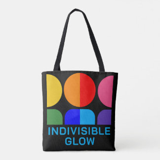 Pridet TOTE BAG FÖR Osynlig GLOW-grupp Tygkasse