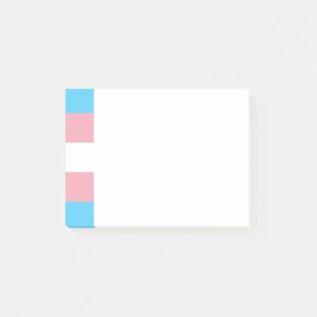 Pridet Transgender Post-it Notes Block (Framsida)