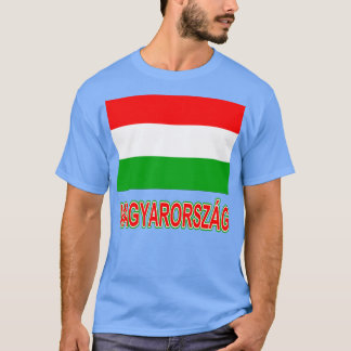 Pridet Ungerns nationella Flagga Desig T Shirt