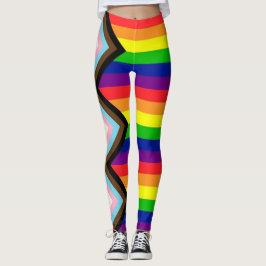 Pridet Unisex Trending för HBTTQ+ Pogress Leggings