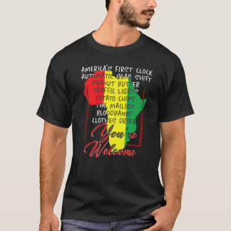 Pridet "Välkomsthändelse i svart historia" i Afrik T Shirt