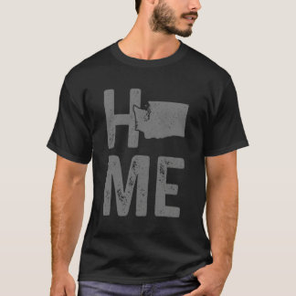Pridet Washington Home State Karta T Shirt