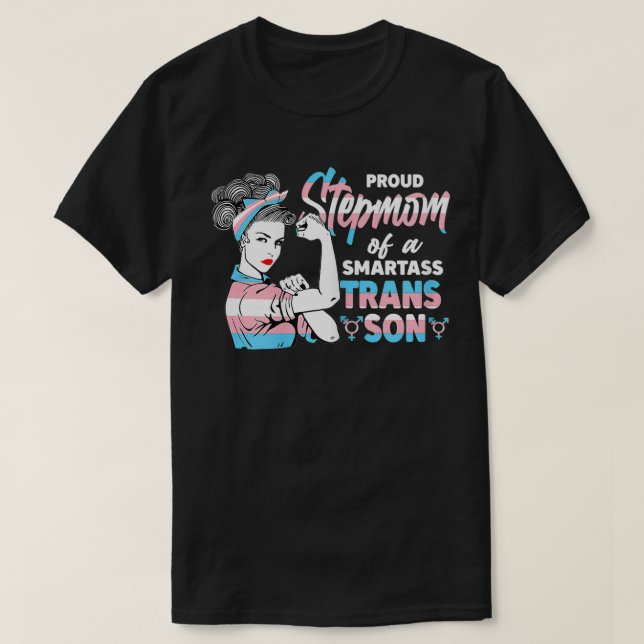 Pridet Womens Coola Proud Unbryable Trans Step Mam T Shirt (Design framsida)