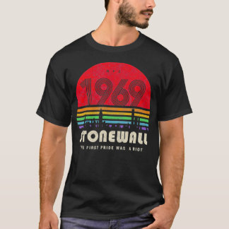 Pridets 50-årsjubileum Stonewall 1969 var en uppst T Shirt