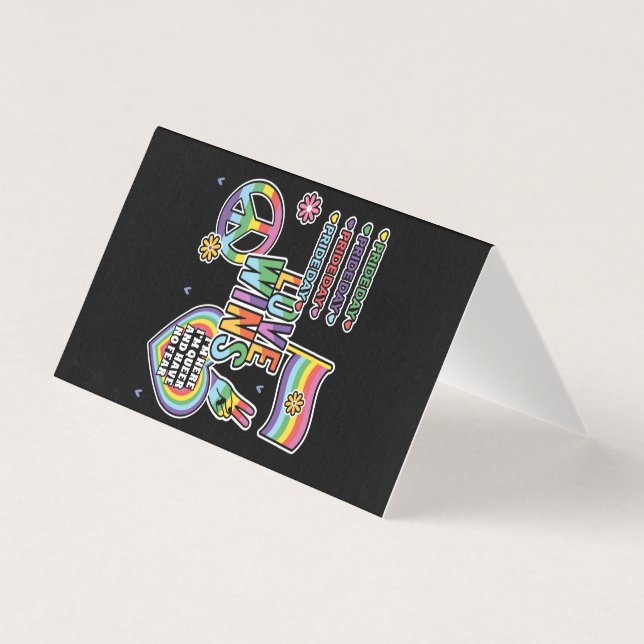 Pridets dag. Kärlek vinner. Jag är bög och har ing Kort (Framsida)