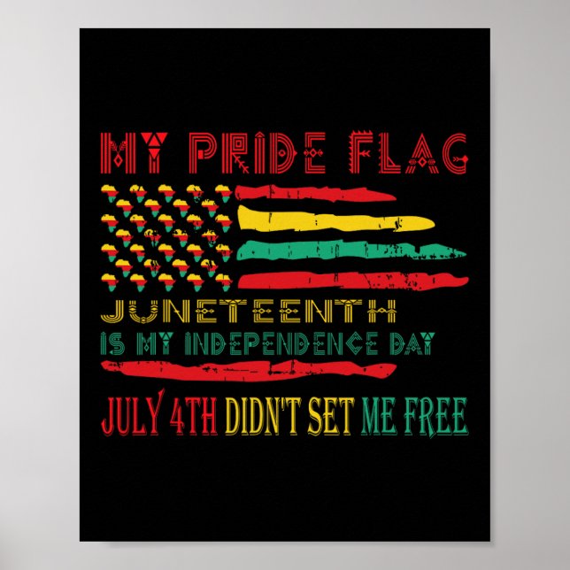 Pridets Flagga är mitt Independence day Poster (Framsidan)