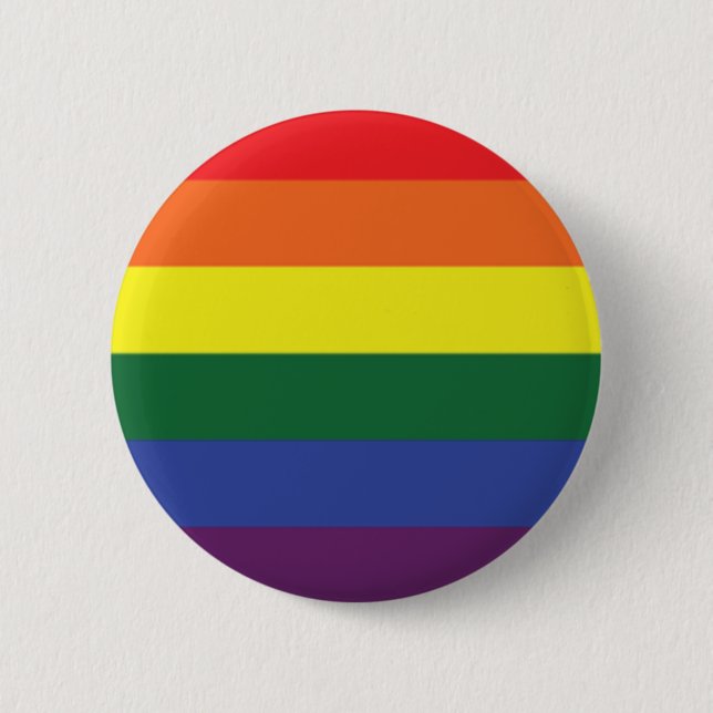 Pridets Flagga-knapp, HBT-märke Knapp (Framsida)