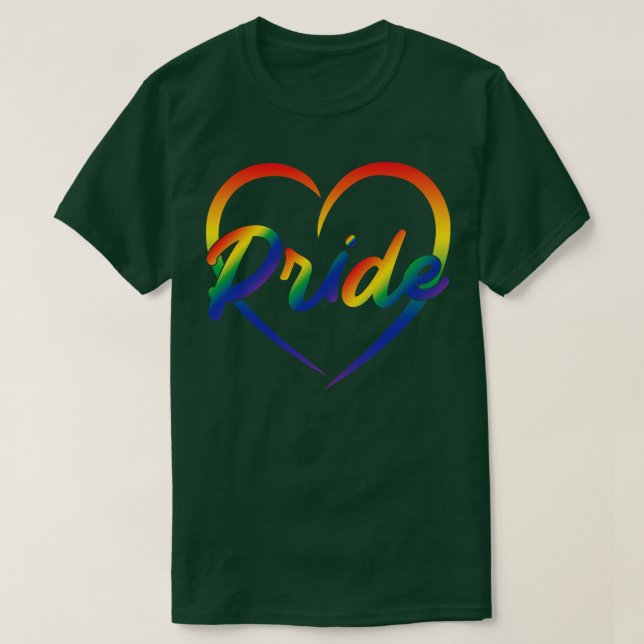 Pridets hjärta t shirt (Design framsida)
