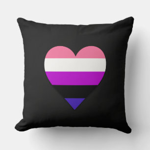 Pridets hjärtedesign kudde