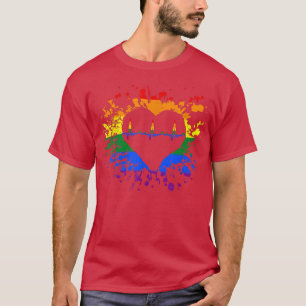 Pridets Hjärtslag i HBT-pridet (HBT-) T Shirt