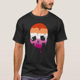 Pridets lesbisk-fyllningsknapp t shirt