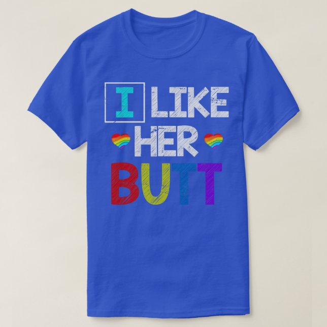 Pridets månadsvisa Lesbisk för regnbåge (HBT-T) T Shirt (Design framsida)