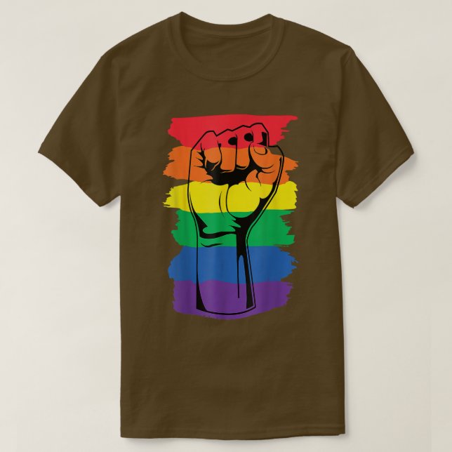 Pridets månatliga merch-HBT-rabatt på HGBTQ Gay Pr T Shirt (Design framsida)