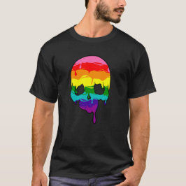Pridets punktskala för regnbåge t shirt