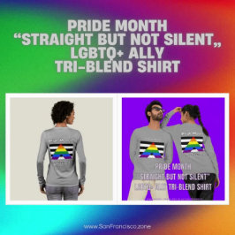 Pridets "Raka men inte dolda" HGBTQ+ Ally T Shirt