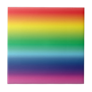 Pridets regnbåge färg lgbt lgbtq gay flagga mön kakelplatta