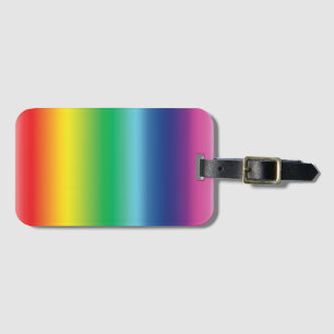 Pridets regnbåge färg lgbtq gay flagga - bagagebricka