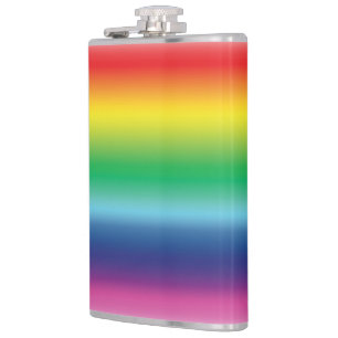 Pridets regnbåge färg lgbtq gay flagga - fickplunta