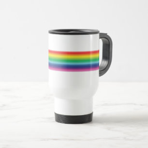 Pridets regnbåge färg lgbtq gay flagga resemugg