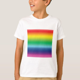 Pridets regnbåge färg lgbtq lgbt gay flagga childr t shirt