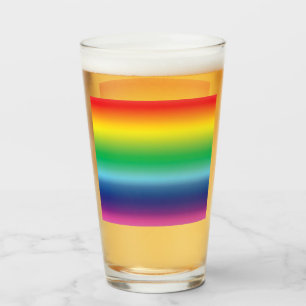 Pridets regnbåge färg lgbtq lgbt gay flagga klarte glaskopp