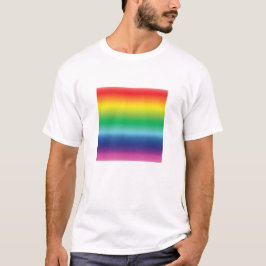 Pridets regnbåge färg lgbtq lgbt gay flagga mönste t shirt
