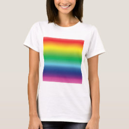 Pridets regnbåge färg lgbtq lgbt gay flagga mönste t shirt